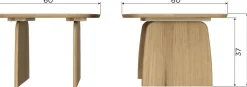 Sale WOOOD Tablo Salontafel Naturel
