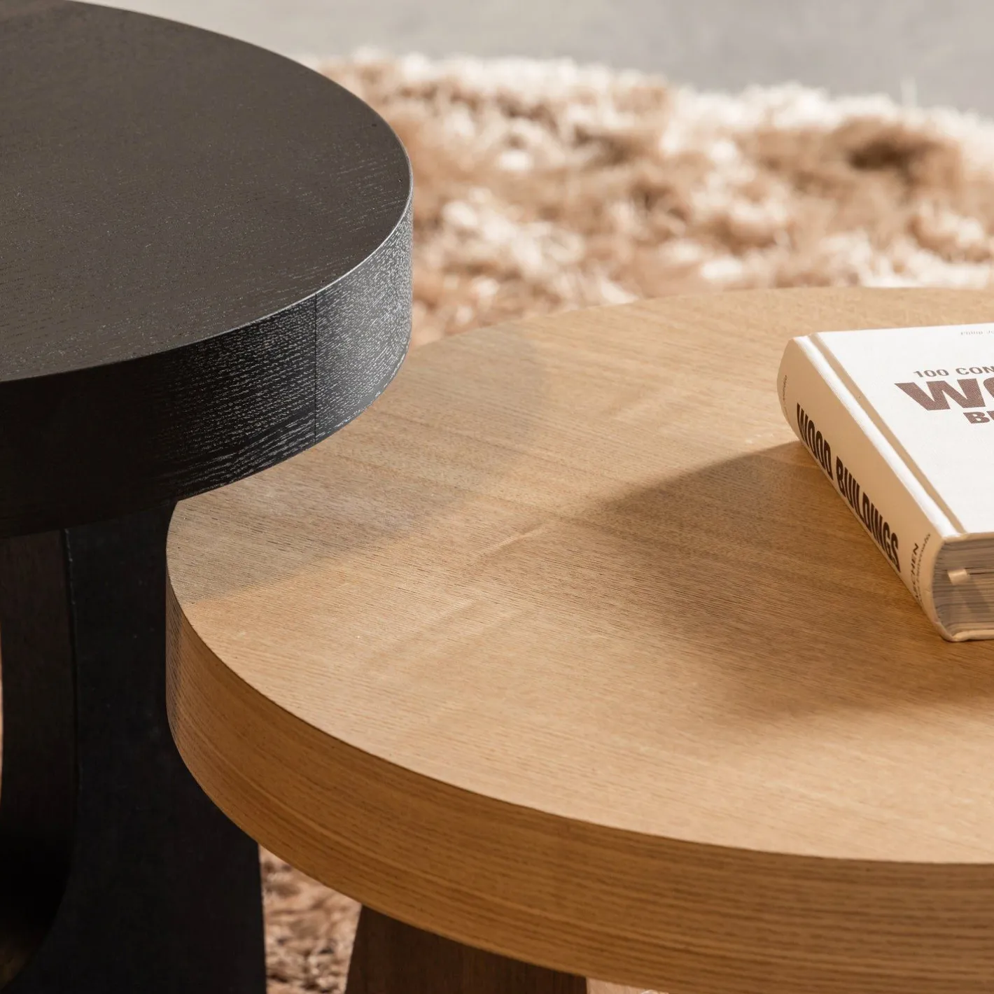 WOOOD Tala Bijzettafel Black
