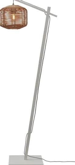 Good&Mojo Tanami S Vloerlamp White, Natural, Grey
