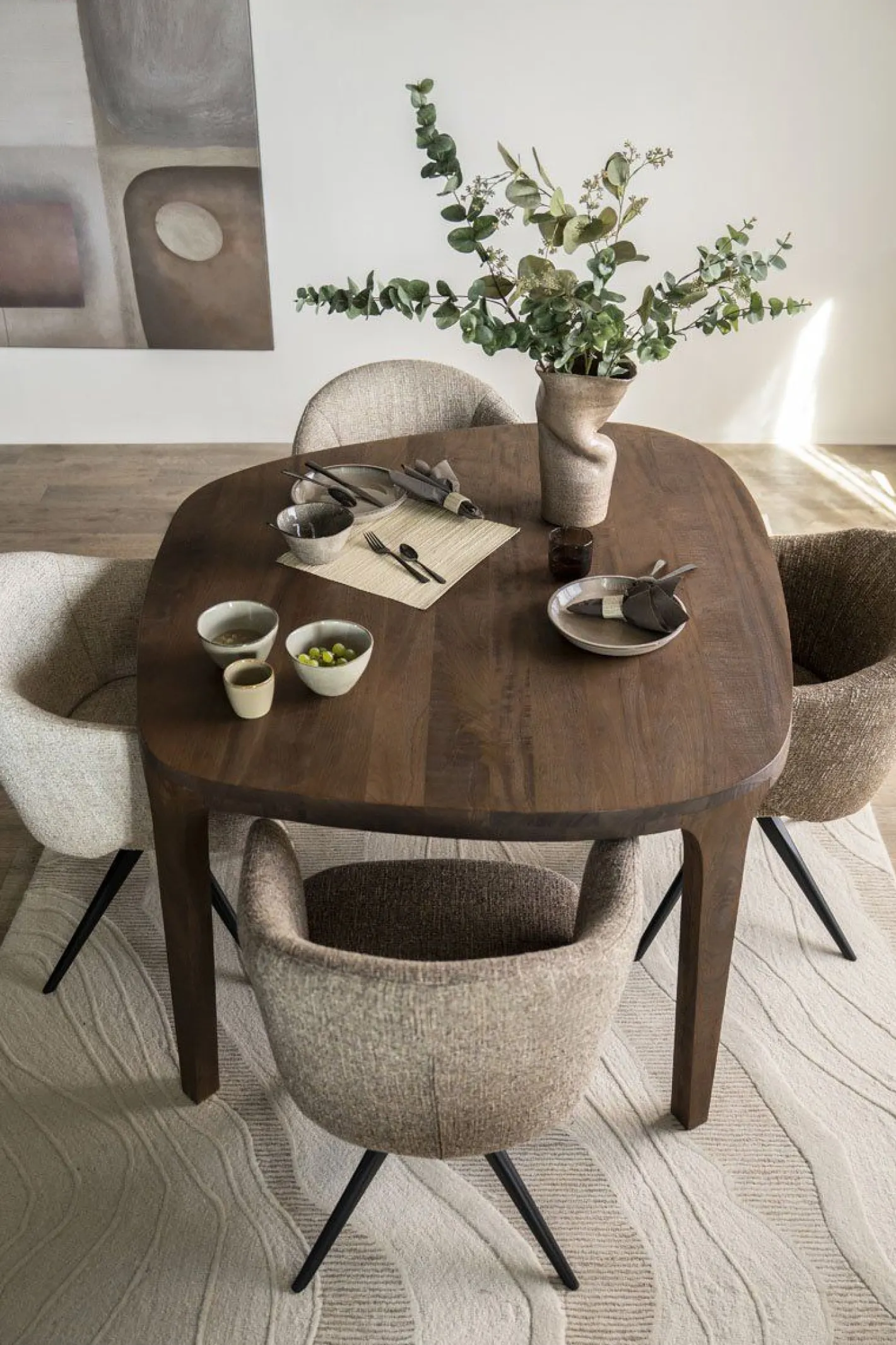 Outlet Eleonora Taylor Eettafel Bruin