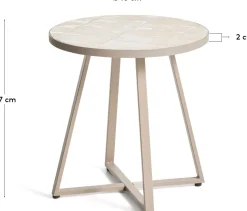 Hot Kave Home Tella Bijzettafel Beige