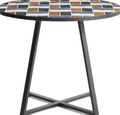 Online Kave Home Tella Outdoor Bistrotafel Grafiet, Multi