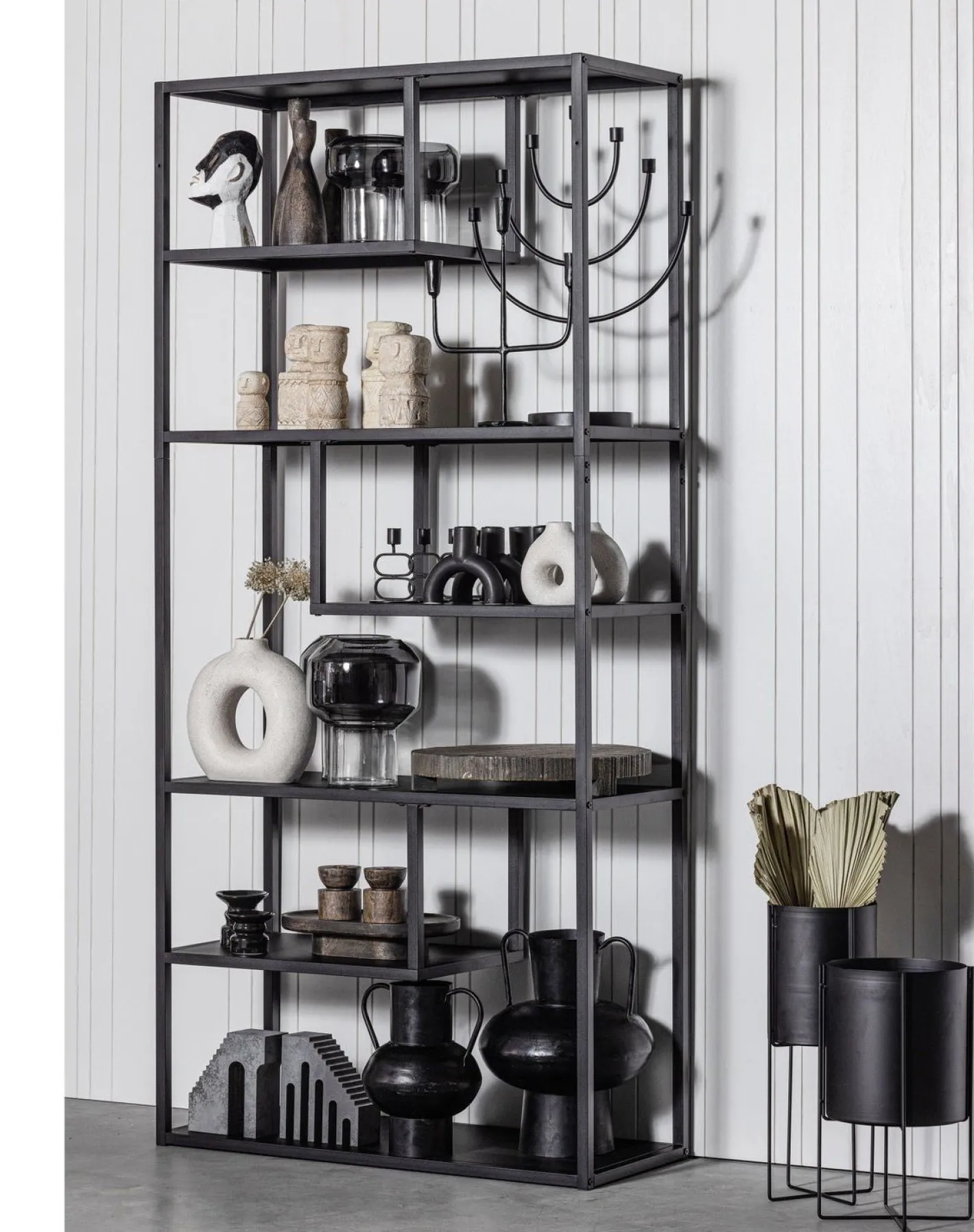 Outlet WOOOD Teun Vakkenkast Zwart