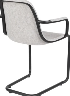 Zuiver Thirsty (set van 2) Armstoel Ash Grey
