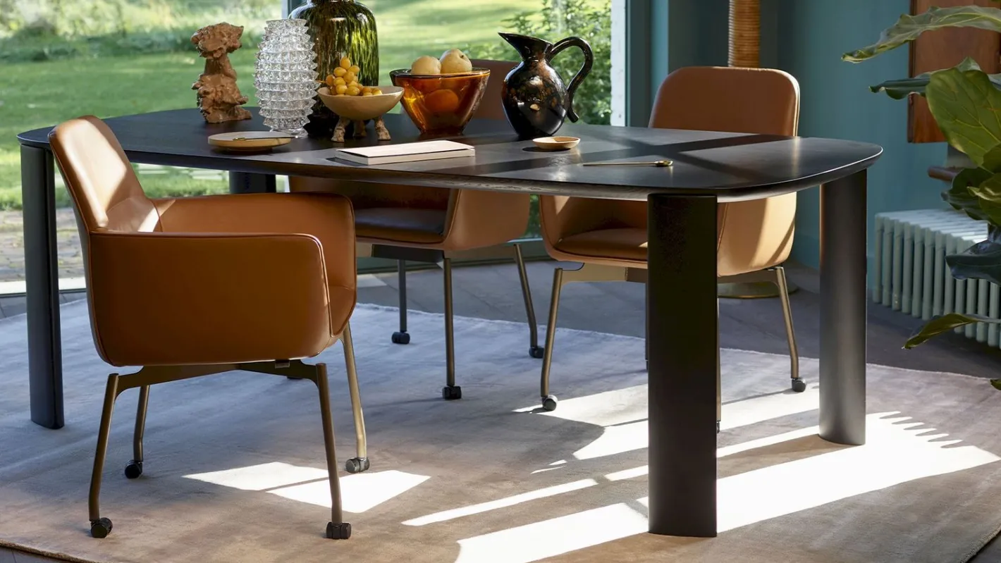 New Leolux Tico Eettafel Zwart