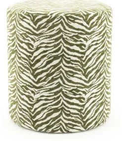 New By Boo Tigra Poef Groen