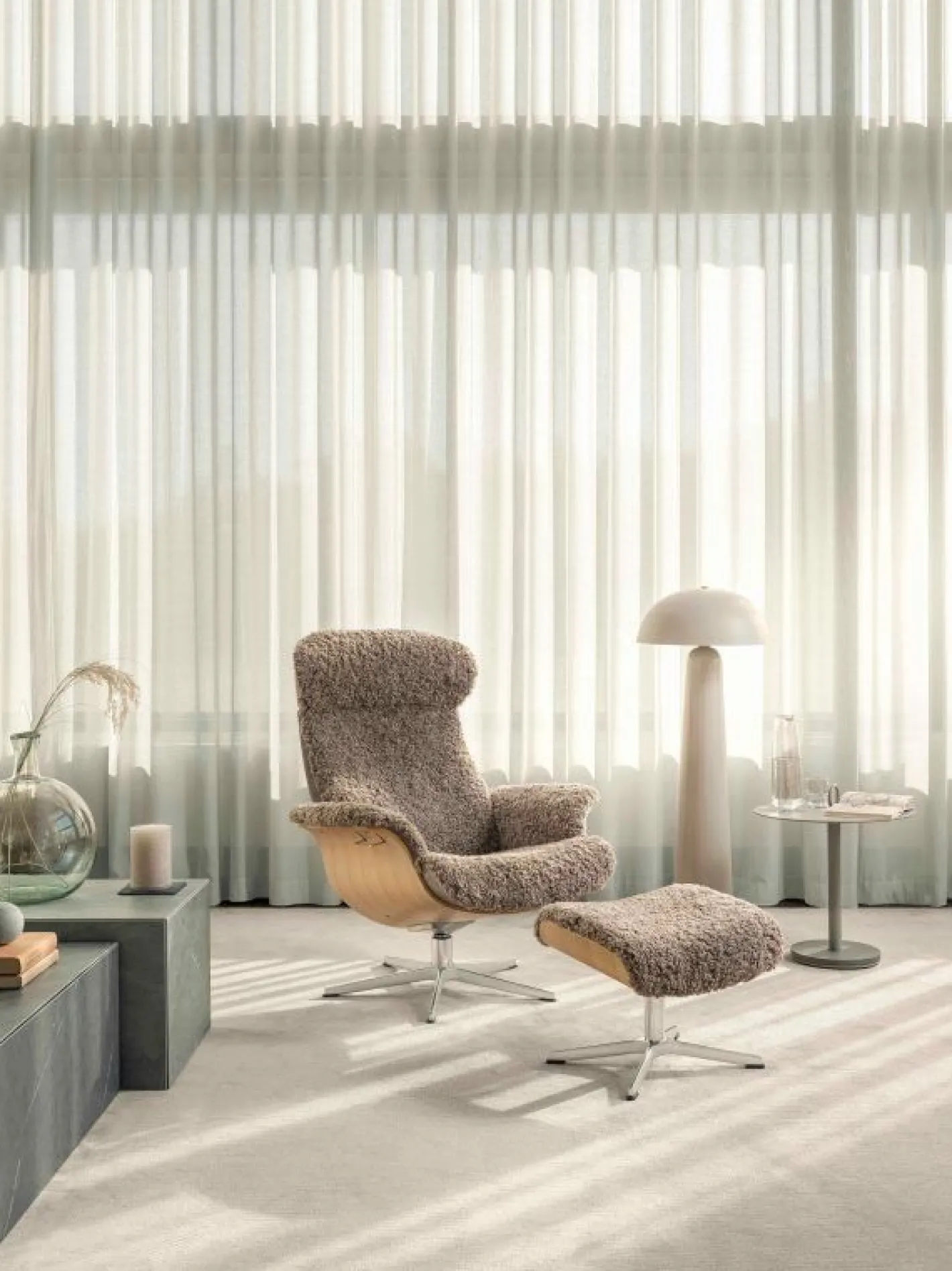Discount Eijerkamp Collectie Time Out Sheepskin Relaxfauteuil Off-White