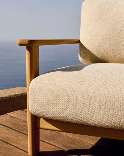 Best Kave Home Tirant Outdoor Fauteuil Naturel, Beige