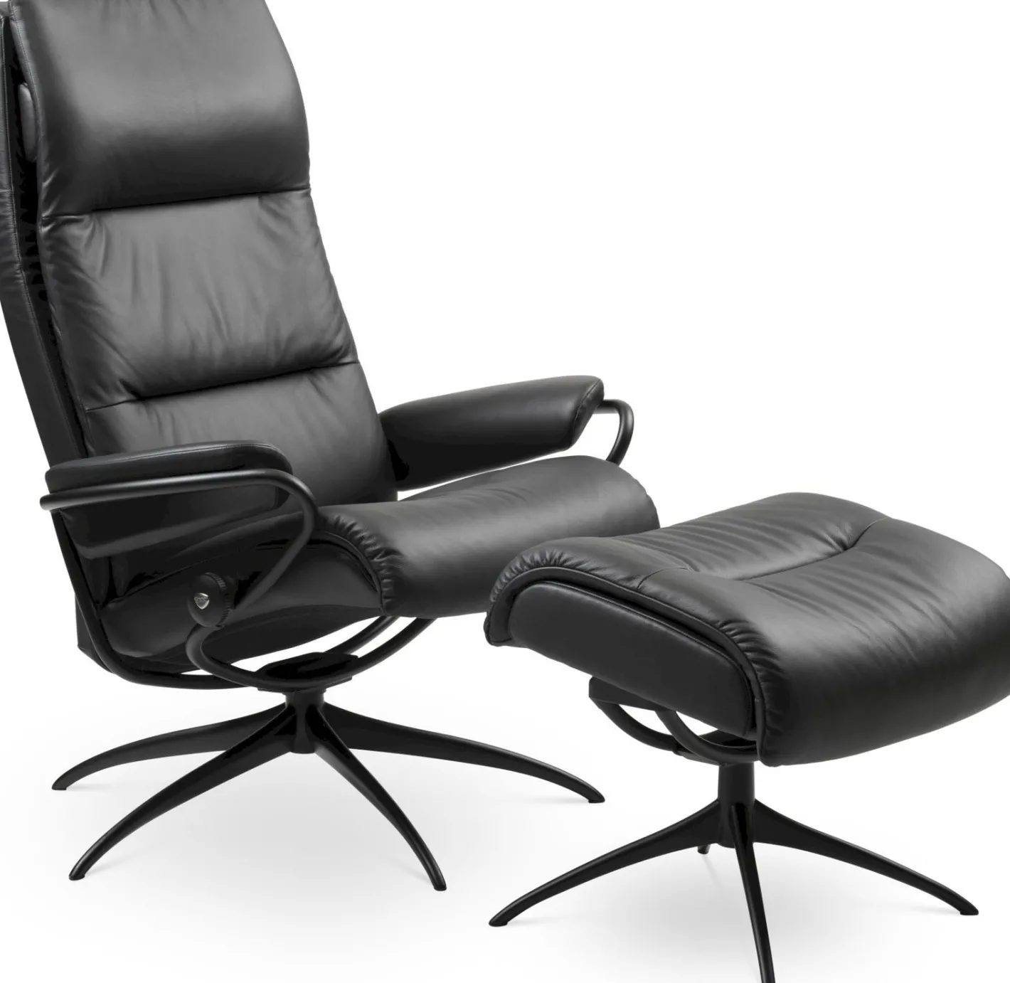 Discount Stressless Tokyo High Relaxfauteuil + Hocker Black