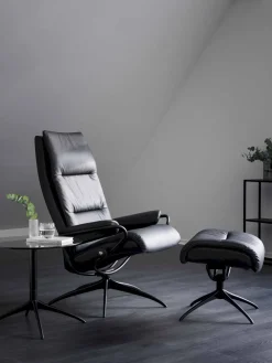 Discount Stressless Tokyo High Relaxfauteuil + Hocker Black