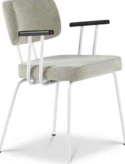 Clearance Eijerkamp Collectie Tom Onderstel Wit Armstoel Multigrey, Antracite