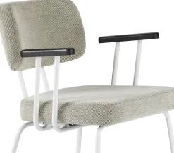 Clearance Eijerkamp Collectie Tom Onderstel Wit Armstoel Multigrey, Antracite