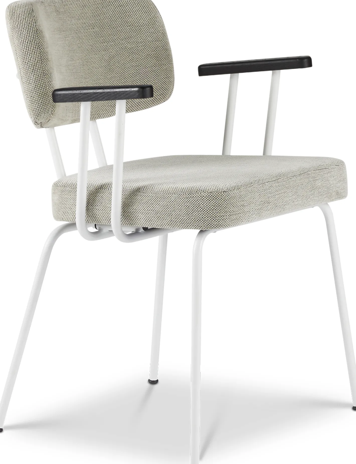Eijerkamp Collectie Tom Onderstel Wit Armstoel Multigrey, Antracite