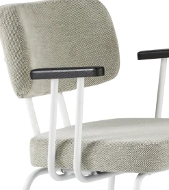 Eijerkamp Collectie Tom Onderstel Wit Armstoel Multigrey, Antracite
