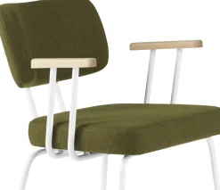 Discount Eijerkamp Collectie Tom Onderstel Wit Armstoel Green, Groove