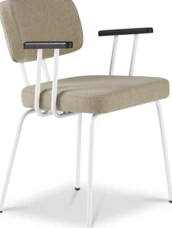 Discount Eijerkamp Collectie Tom Onderstel Wit Armstoel Stone, Antracite