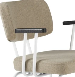 Discount Eijerkamp Collectie Tom Onderstel Wit Armstoel Stone, Antracite