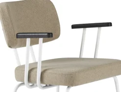 Discount Eijerkamp Collectie Tom Onderstel Wit Armstoel Stone, Antracite