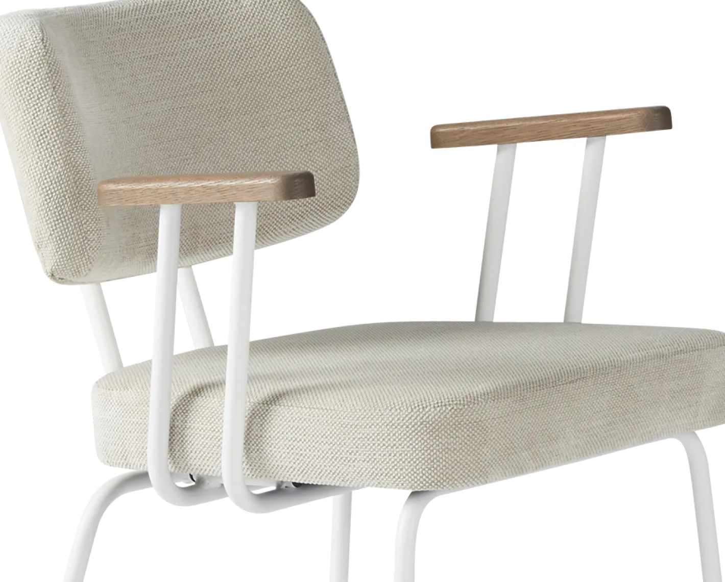 Hot Eijerkamp Collectie Tom Onderstel Wit Armstoel Natural, Tabacco