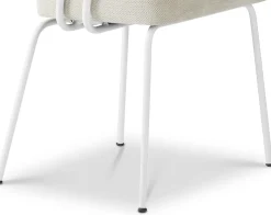 Hot Eijerkamp Collectie Tom Onderstel Wit Armstoel Natural, Tabacco