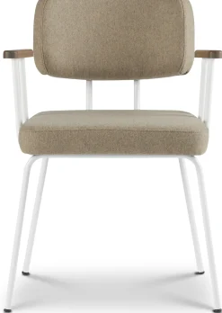 Outlet Eijerkamp Collectie Tom Onderstel Wit Armstoel Stone, Tabacco