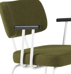 Eijerkamp Collectie Tom Onderstel Wit Armstoel Green, Antracite