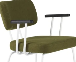 Eijerkamp Collectie Tom Onderstel Wit Armstoel Green, Antracite