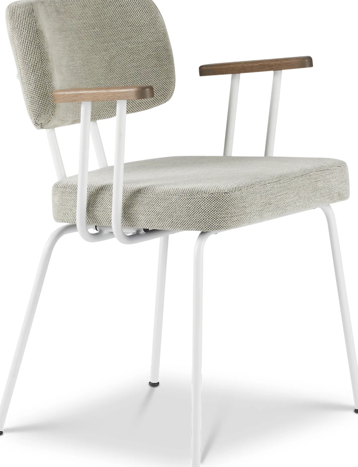 Hot Eijerkamp Collectie Tom Onderstel Wit Armstoel Multigrey, Tabacco