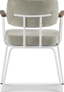 Hot Eijerkamp Collectie Tom Onderstel Wit Armstoel Multigrey, Tabacco