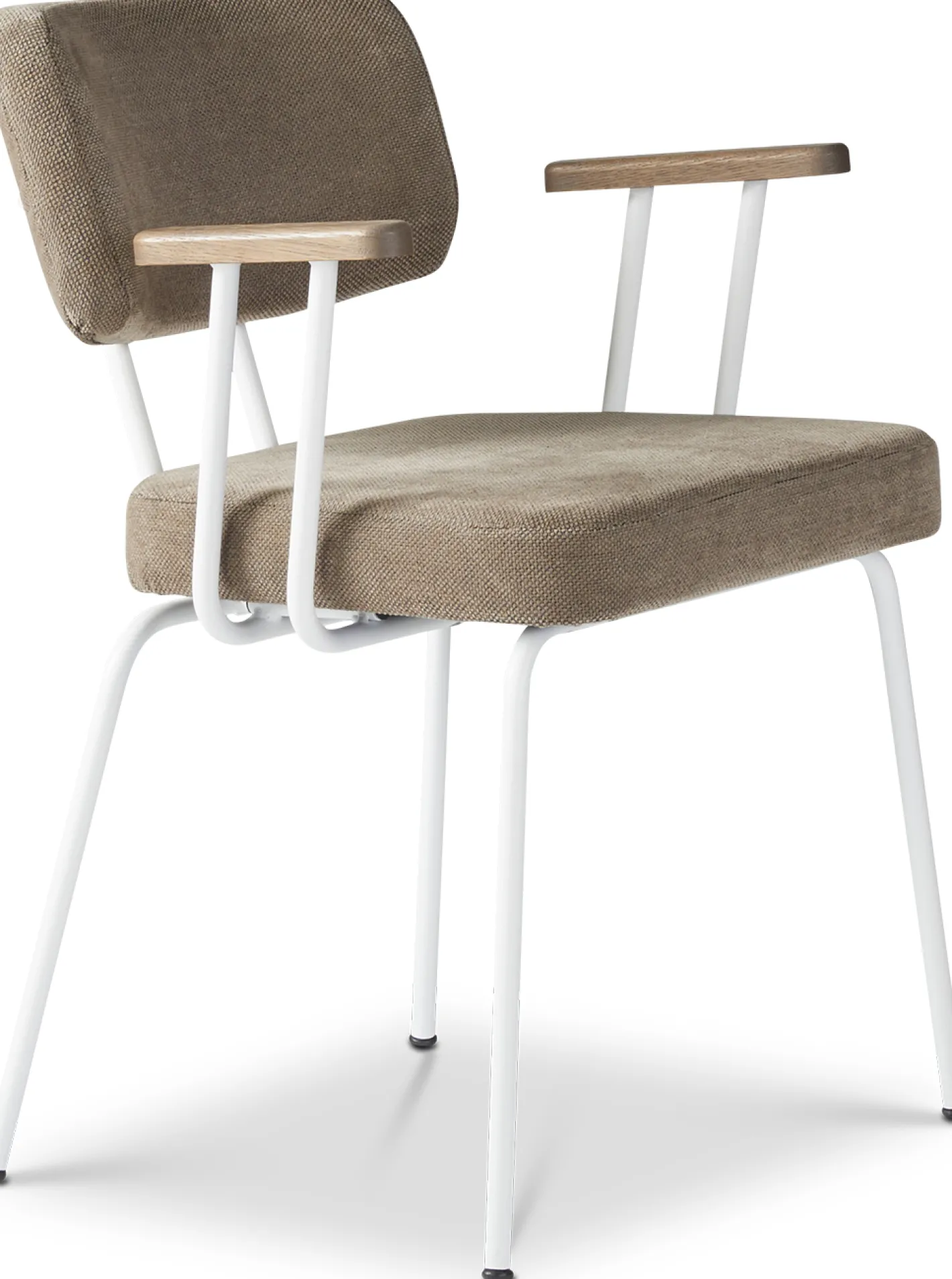 Clearance Eijerkamp Collectie Tom Onderstel Wit Armstoel Brown, Tabacco