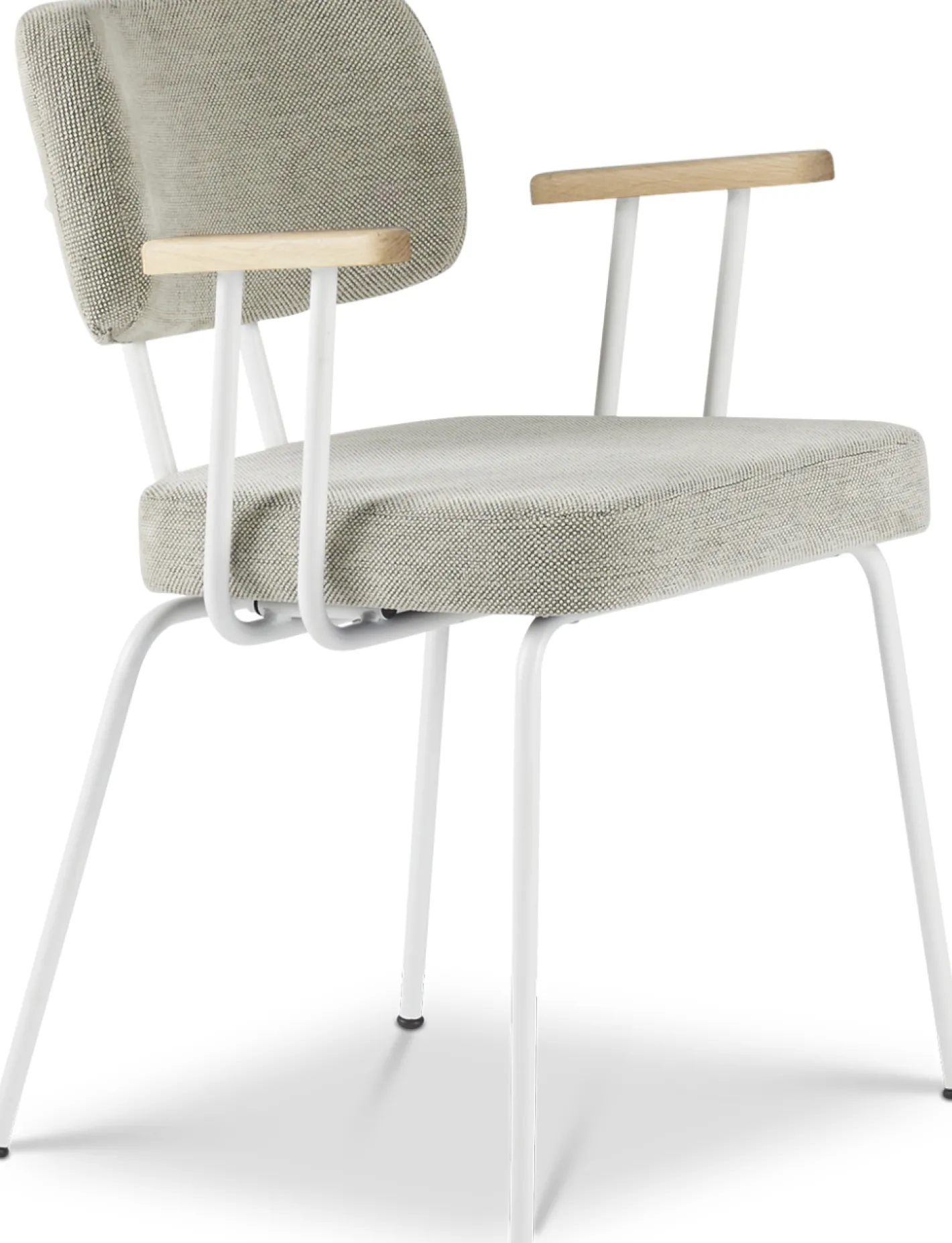 Clearance Eijerkamp Collectie Tom Onderstel Wit Armstoel Multigrey, Groove
