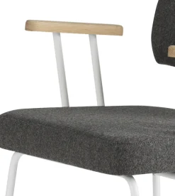 Best Eijerkamp Collectie Tom Onderstel Wit Armstoel Antracite, Groove