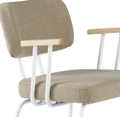 Hot Eijerkamp Collectie Tom Onderstel Wit Armstoel Stone, Groove