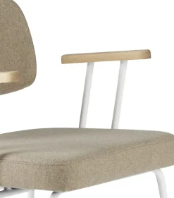 Hot Eijerkamp Collectie Tom Onderstel Wit Armstoel Stone, Groove