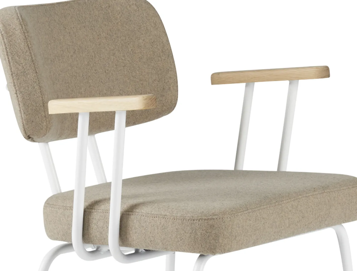 Hot Eijerkamp Collectie Tom Onderstel Wit Armstoel Stone, Groove