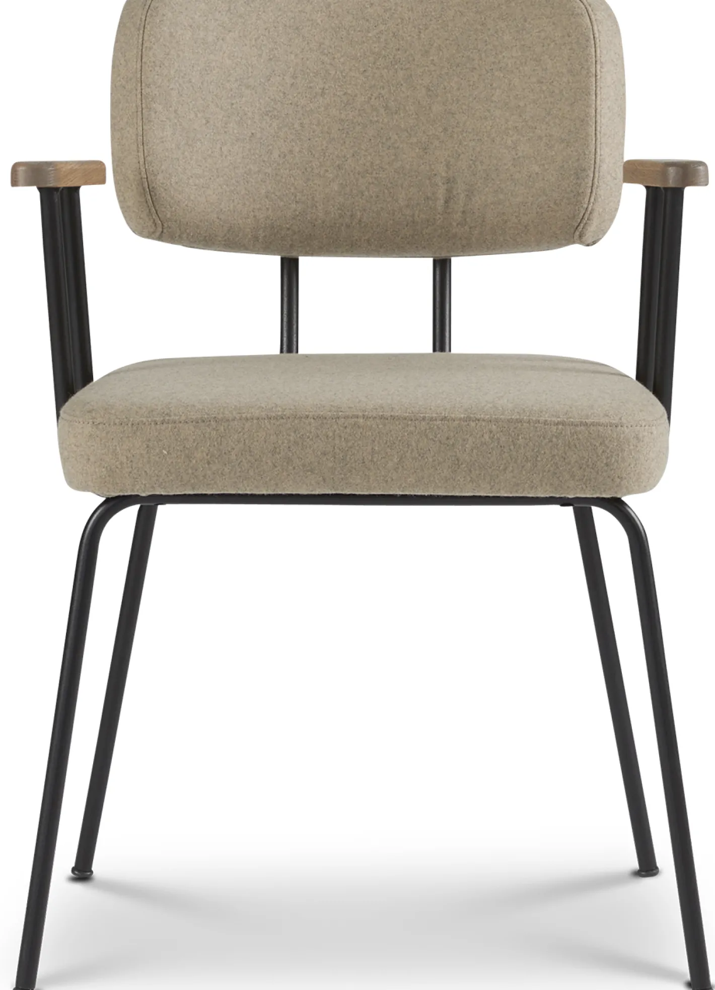New Eijerkamp Collectie Tom Onderstel Zwart Armstoel Stone, Tabacco