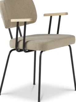 Eijerkamp Collectie Tom Onderstel Zwart Armstoel Stone, Groove