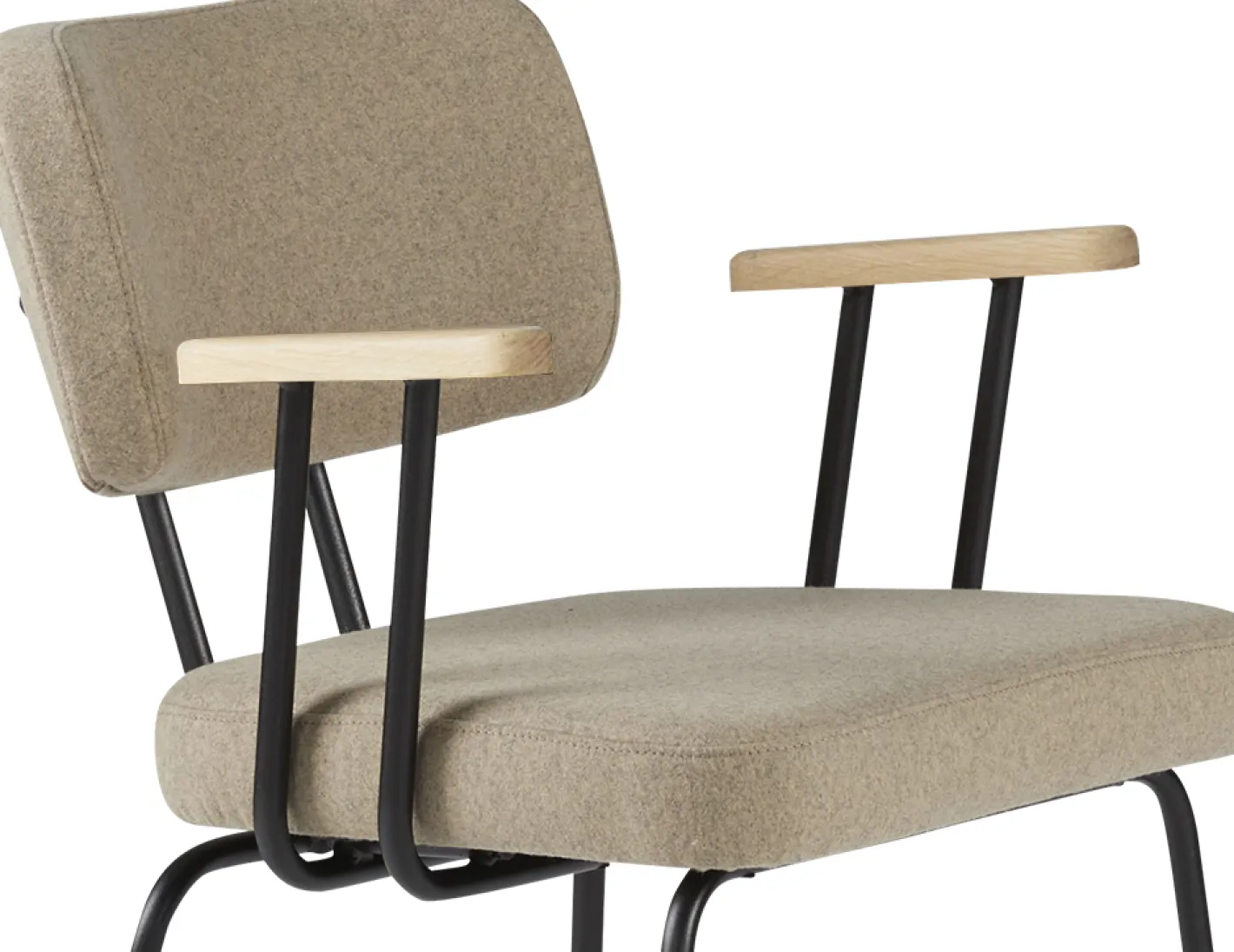 Eijerkamp Collectie Tom Onderstel Zwart Armstoel Stone, Groove