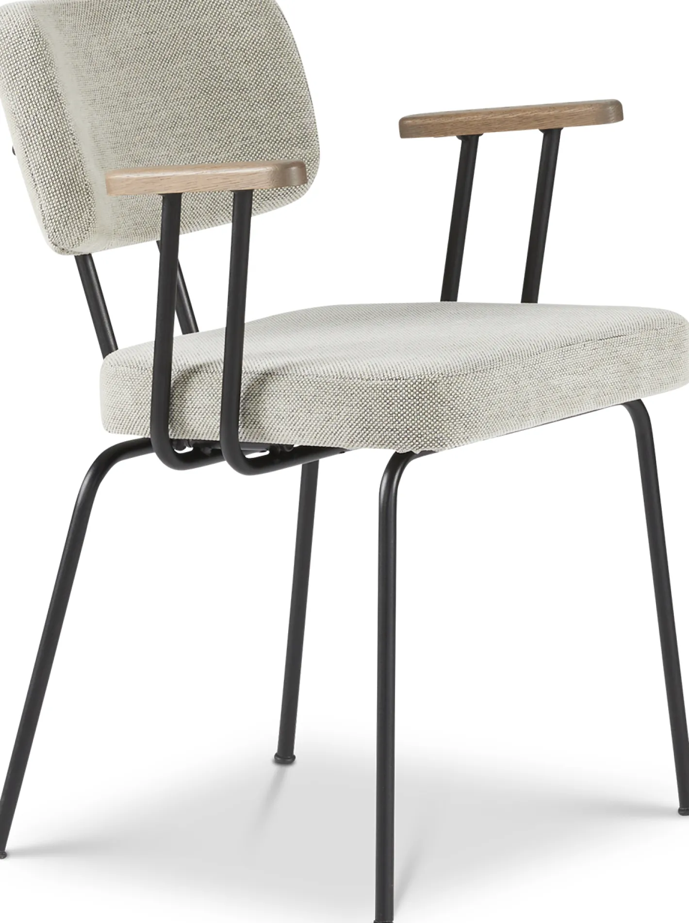 Outlet Eijerkamp Collectie Tom Onderstel Zwart Armstoel Multigrey, Tabacco