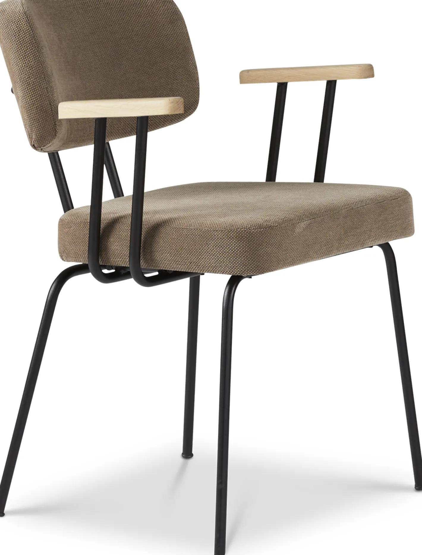 Discount Eijerkamp Collectie Tom Onderstel Zwart Armstoel Brown, Groove