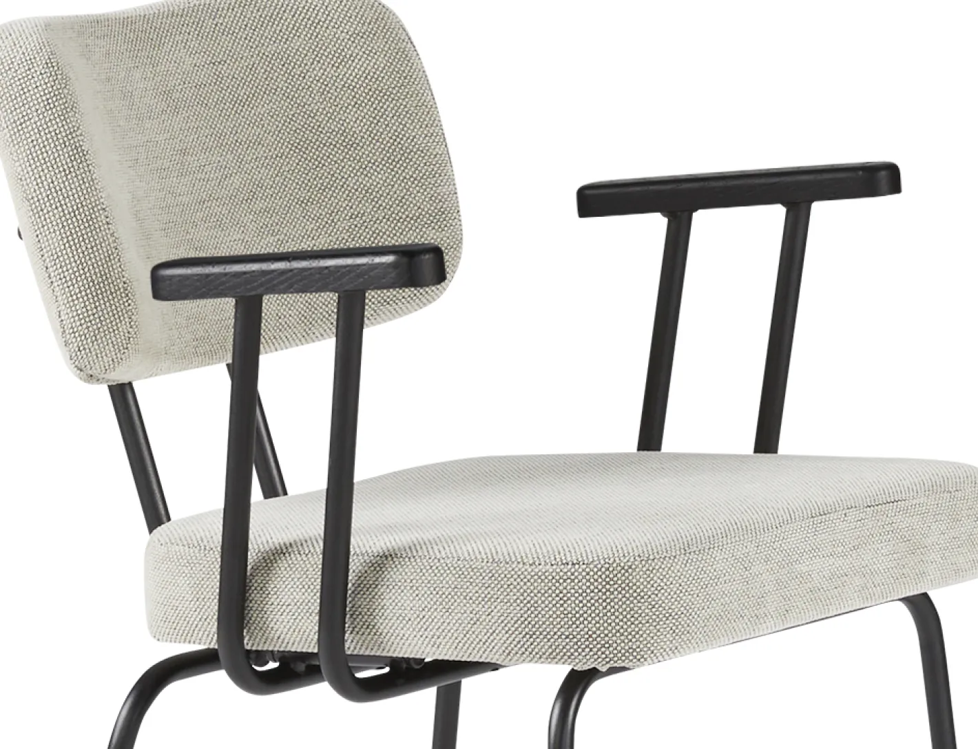 Discount Eijerkamp Collectie Tom Onderstel Zwart Armstoel Multigrey, Antracite
