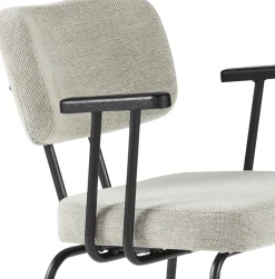 Discount Eijerkamp Collectie Tom Onderstel Zwart Armstoel Multigrey, Antracite