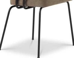 New Eijerkamp Collectie Tom Onderstel Zwart Armstoel Brown, Tabacco