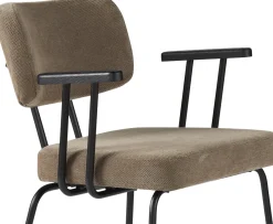 Eijerkamp Collectie Tom Onderstel Zwart Armstoel Brown, Antracite