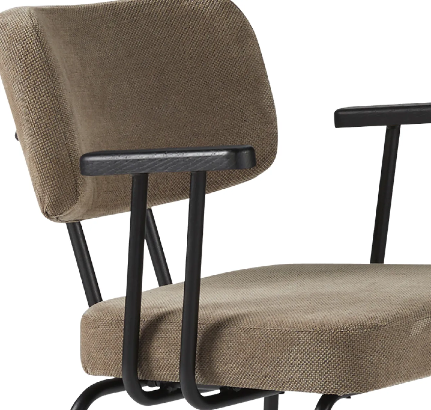 Eijerkamp Collectie Tom Onderstel Zwart Armstoel Brown, Antracite
