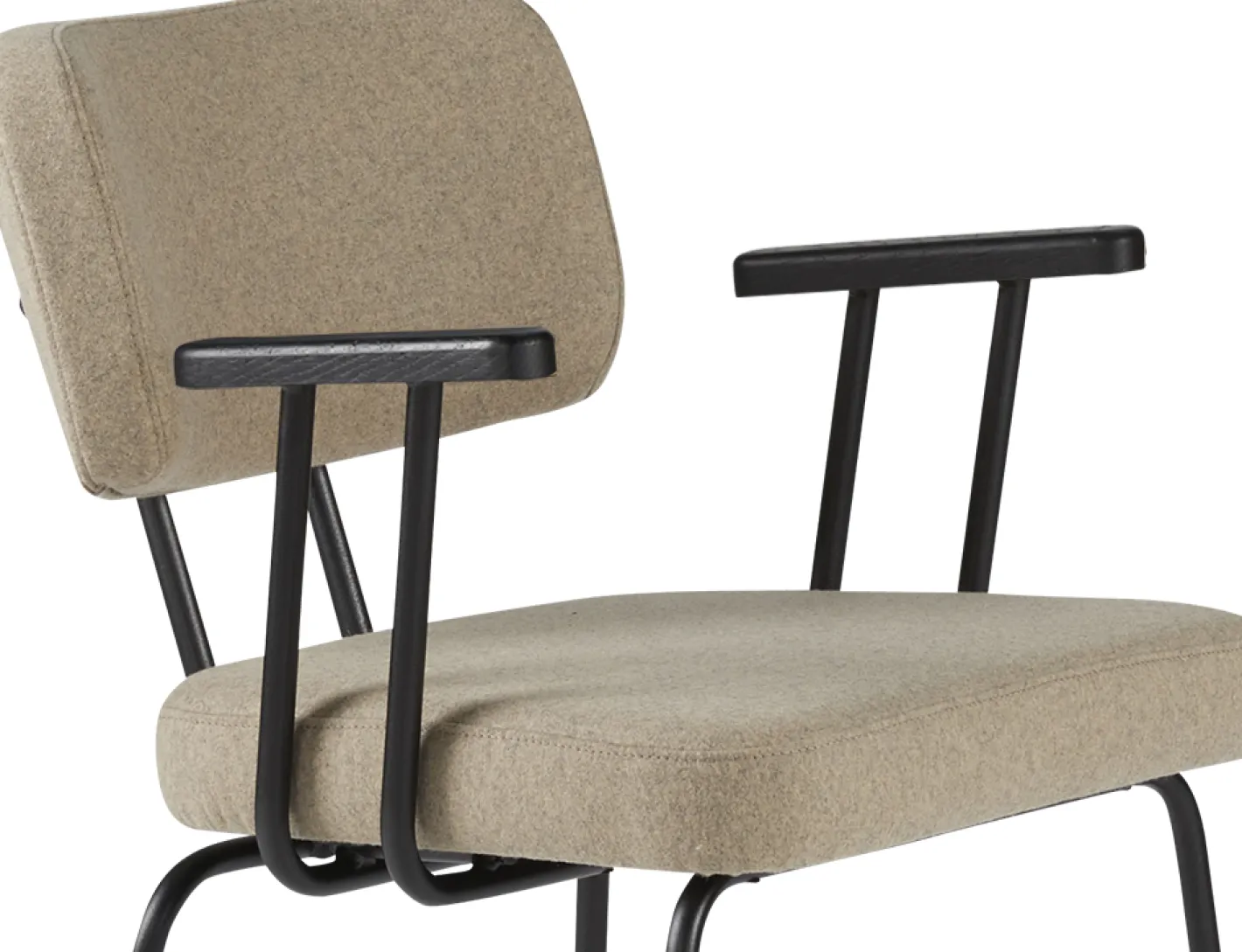 Clearance Eijerkamp Collectie Tom Onderstel Zwart Armstoel Stone, Antracite