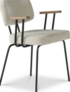 Online Eijerkamp Collectie Tom Onderstel Zwart Armstoel Natural, Tabacco