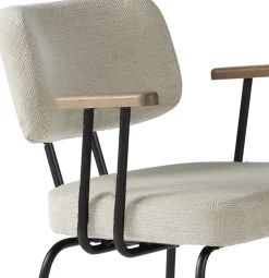 Online Eijerkamp Collectie Tom Onderstel Zwart Armstoel Natural, Tabacco