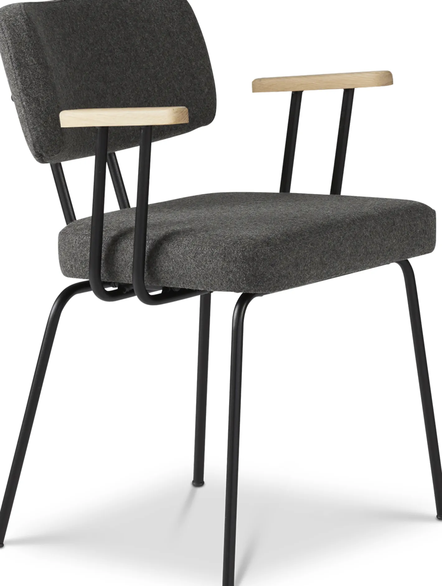 Clearance Eijerkamp Collectie Tom Onderstel Zwart Armstoel Antracite, Groove