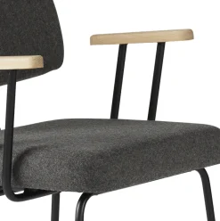 Clearance Eijerkamp Collectie Tom Onderstel Zwart Armstoel Antracite, Groove